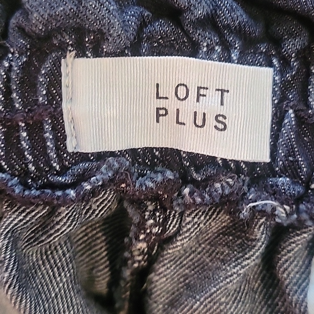 Loft Plus Woman's Elastic High Waist Jeans, Size: 16 - Picture 6 of 9